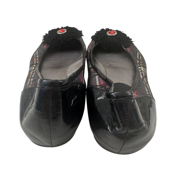 COACH Womens Robbin Plaid Logo Flats Size 8 - Picture 9 of 9